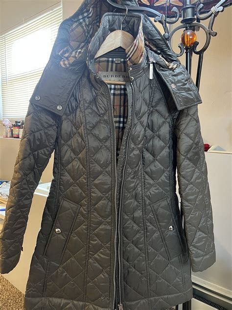 burberry finsbridge coat ink|Burberry Finsbridge Quilted Coat .